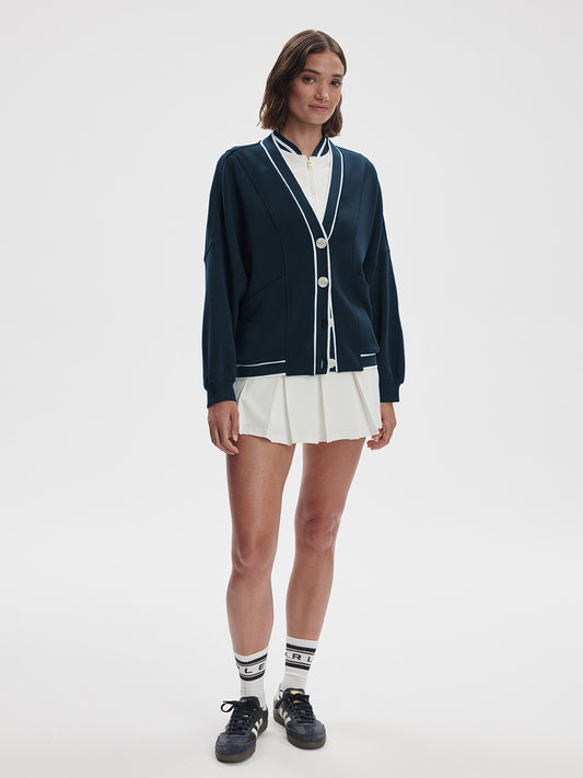 Decker Off Court Cardigan - Navy