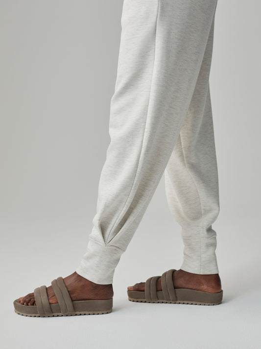 The Relaxed Pant 27.5 - Ivory Marl