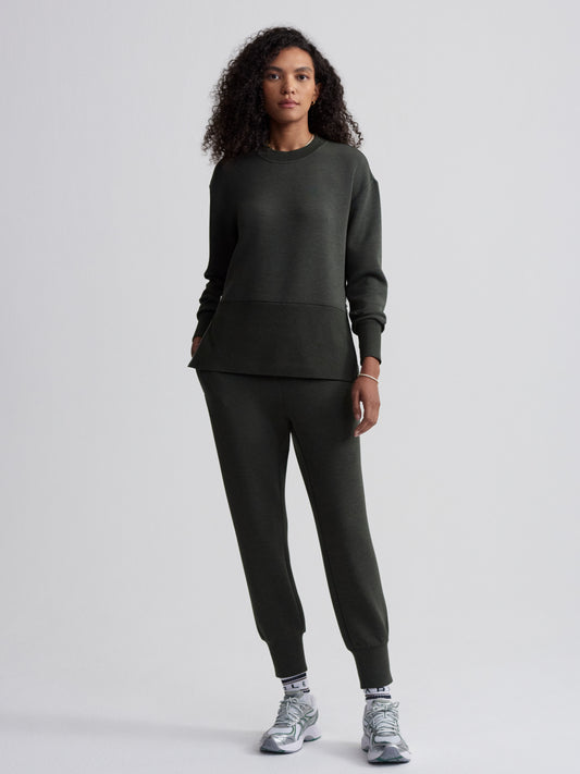 The Slim Cuff Pant 25 - Olive Marl