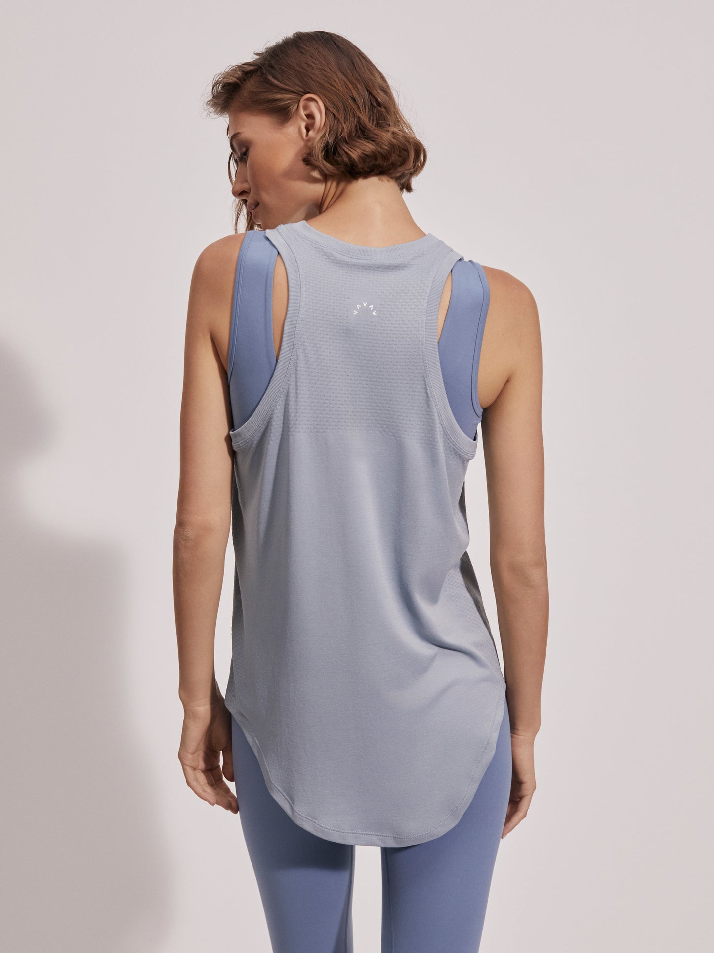 Dacey Longline Tank - Ashley Blue