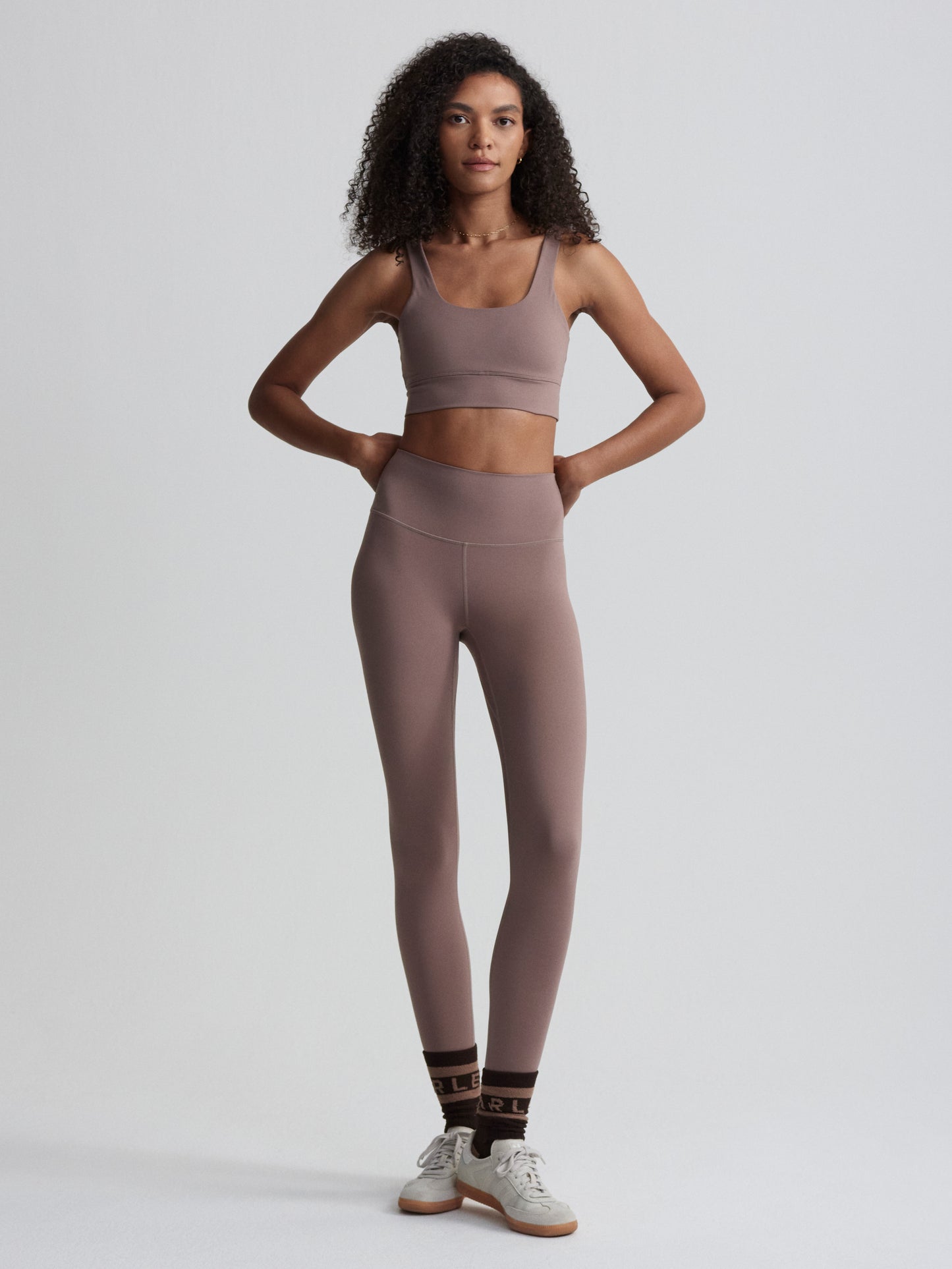 FreeSoft High Rise Legging 25- Deep Taupe