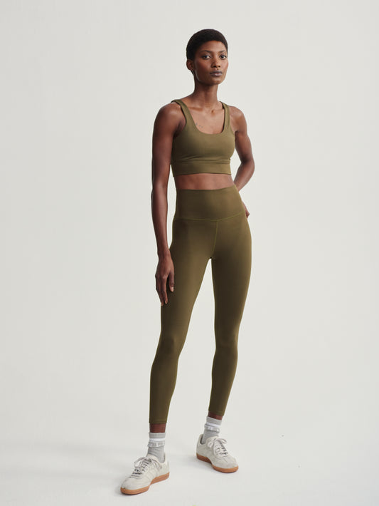 FreeSoft High Rise Legging 25- Dark Olive