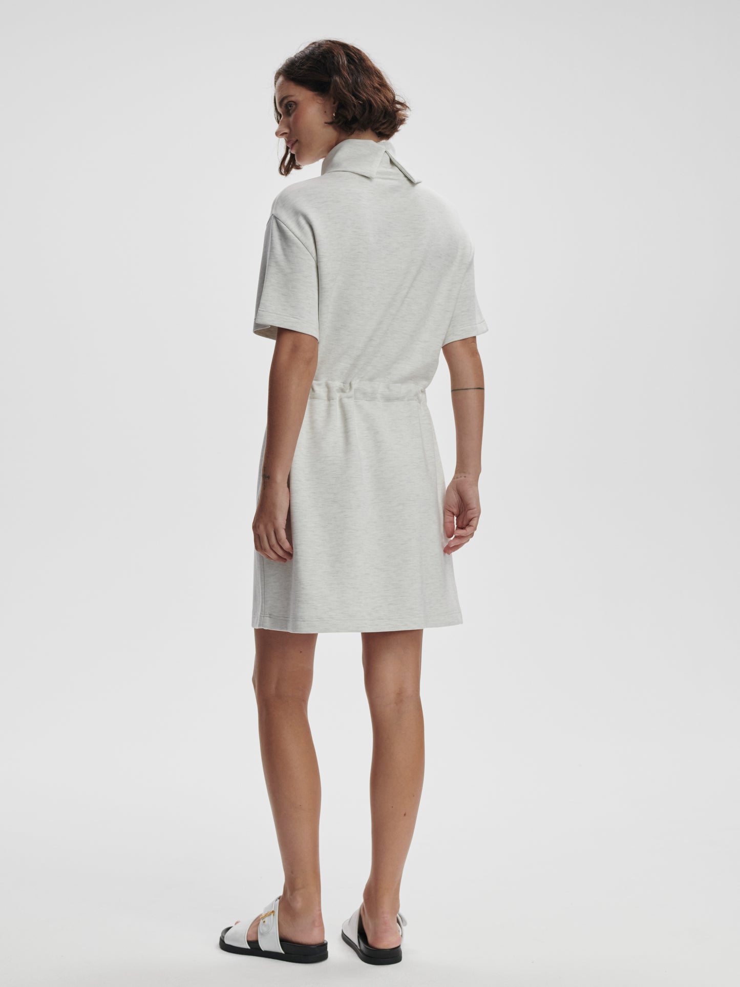 Sophie Dress - Ivory Marl