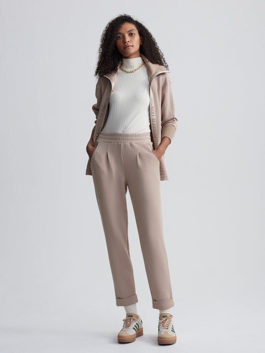 The Rolled Cuff Pant 25 - Light Taupe