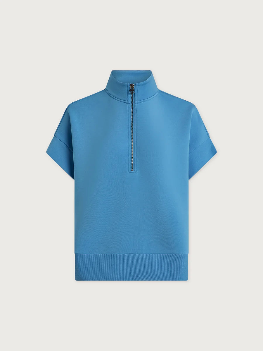 Ritchie Short Sleeve Sweat - Azure Blue