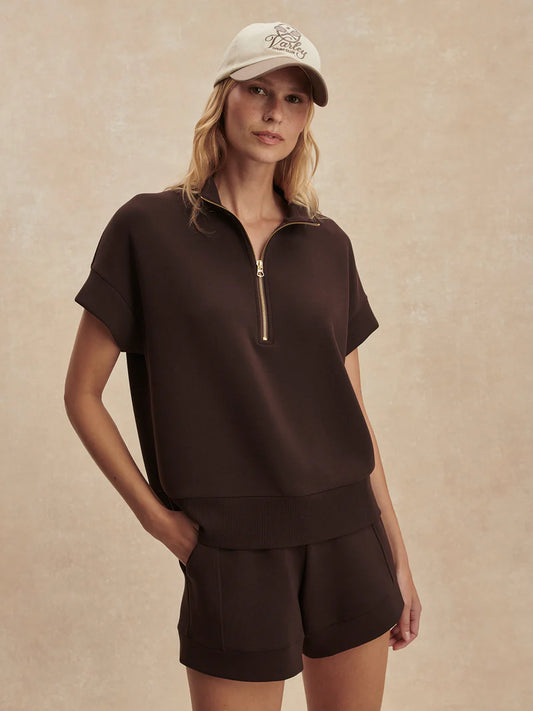 Ritchie Short Sleeve Sweat - Coffee Bean