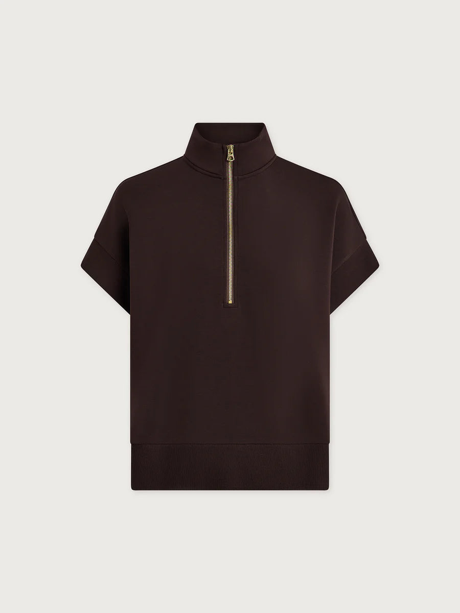 Ritchie Short Sleeve Sweat - Coffee Bean