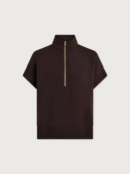 Ritchie Short Sleeve Sweat - Coffee Bean