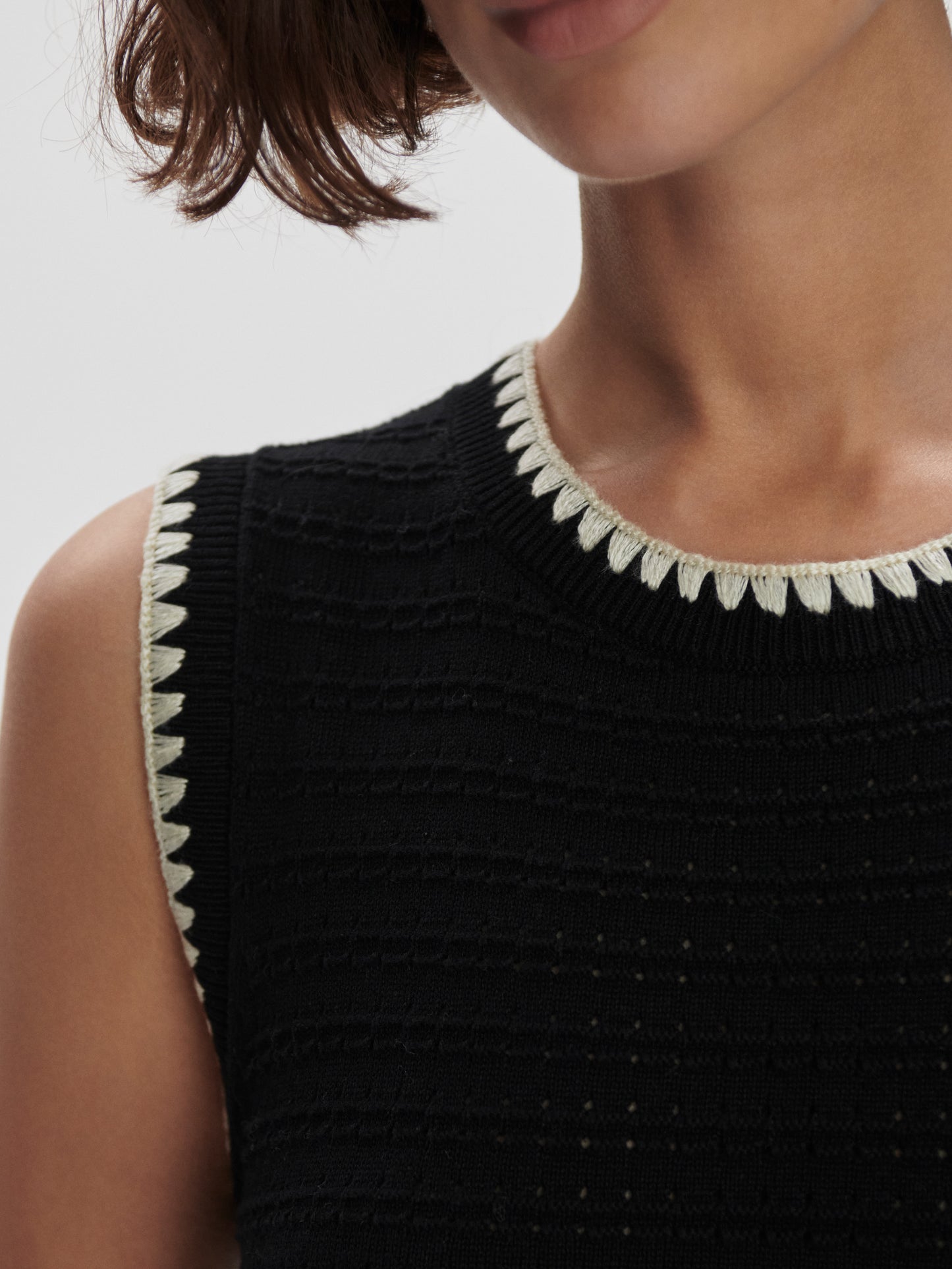 Dwight Tank Knit Dress - Black