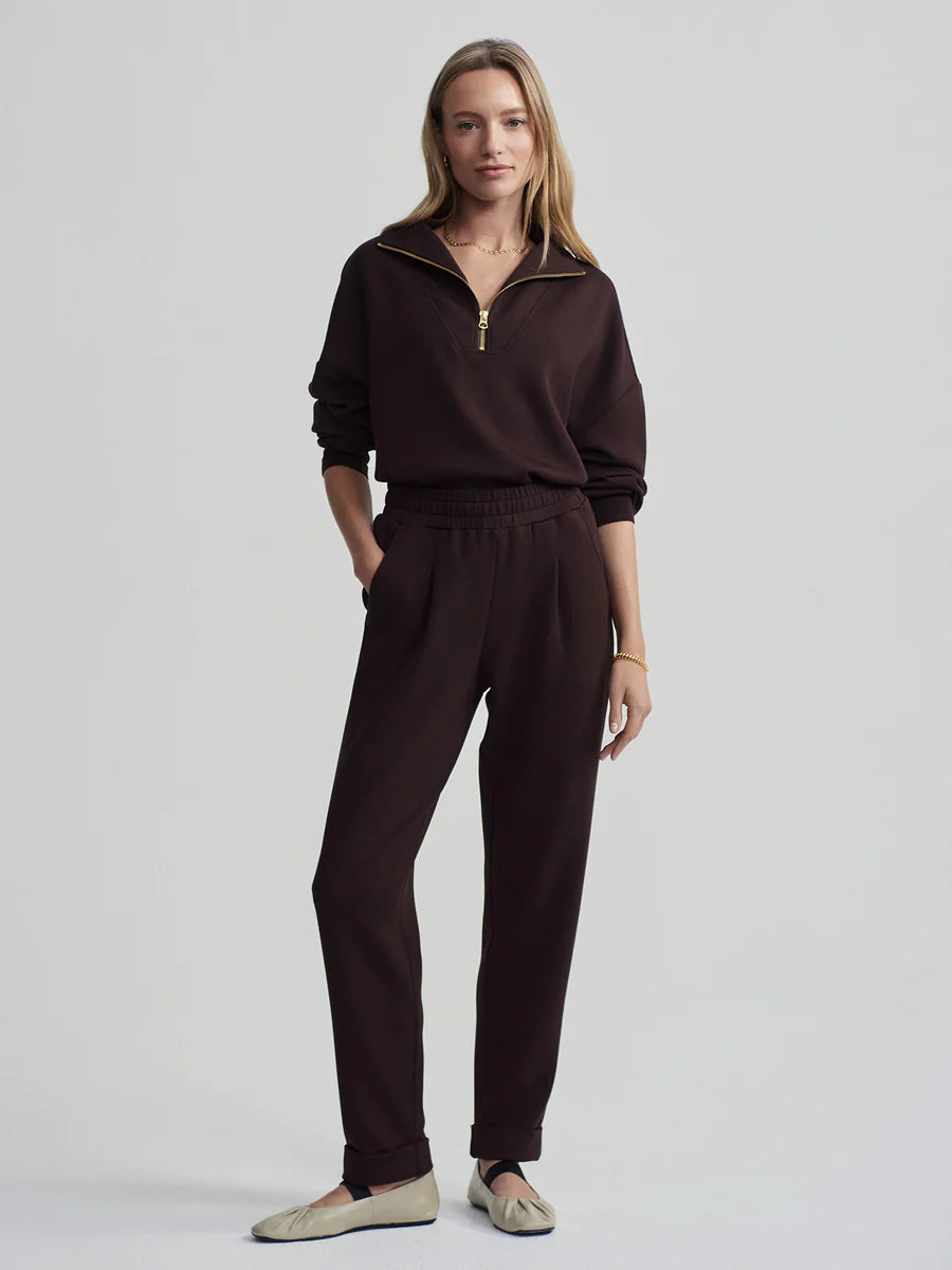 The Rolled Cuff Pant 25 - Coffee Bean