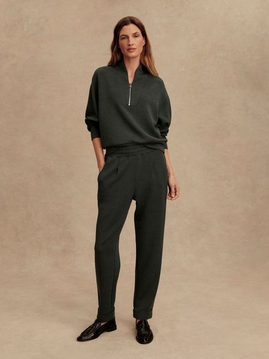 The Rolled Cuff Pant 25 - Olive Marl