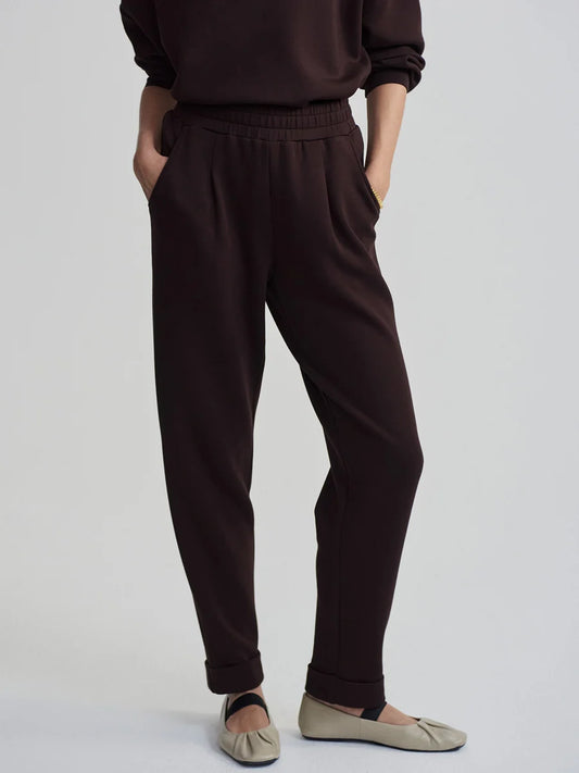 The Rolled Cuff Pant 28.5 - Coffee Bean