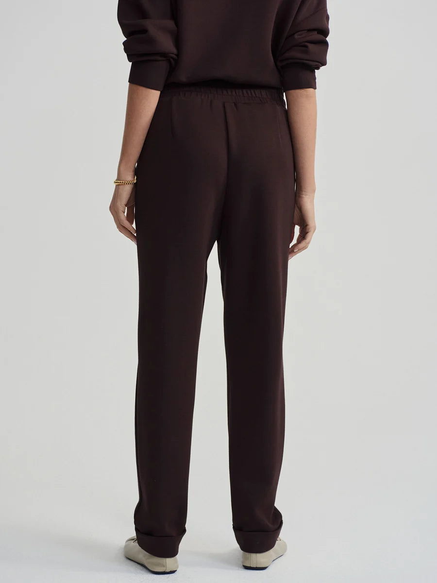 The Rolled Cuff Pant 28.5 - Coffee Bean