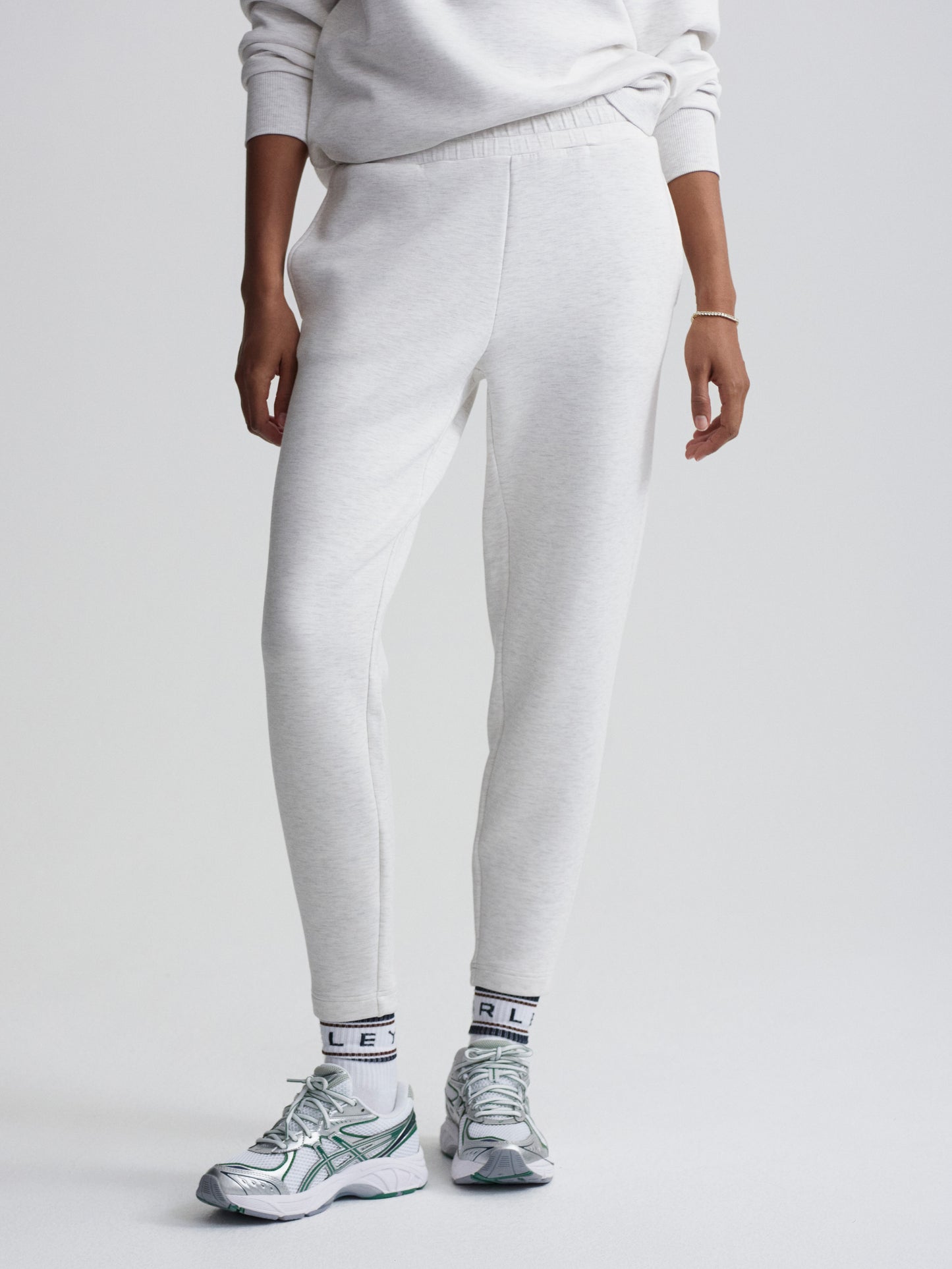 The Slim Pant 27.5 - Ivory Marl