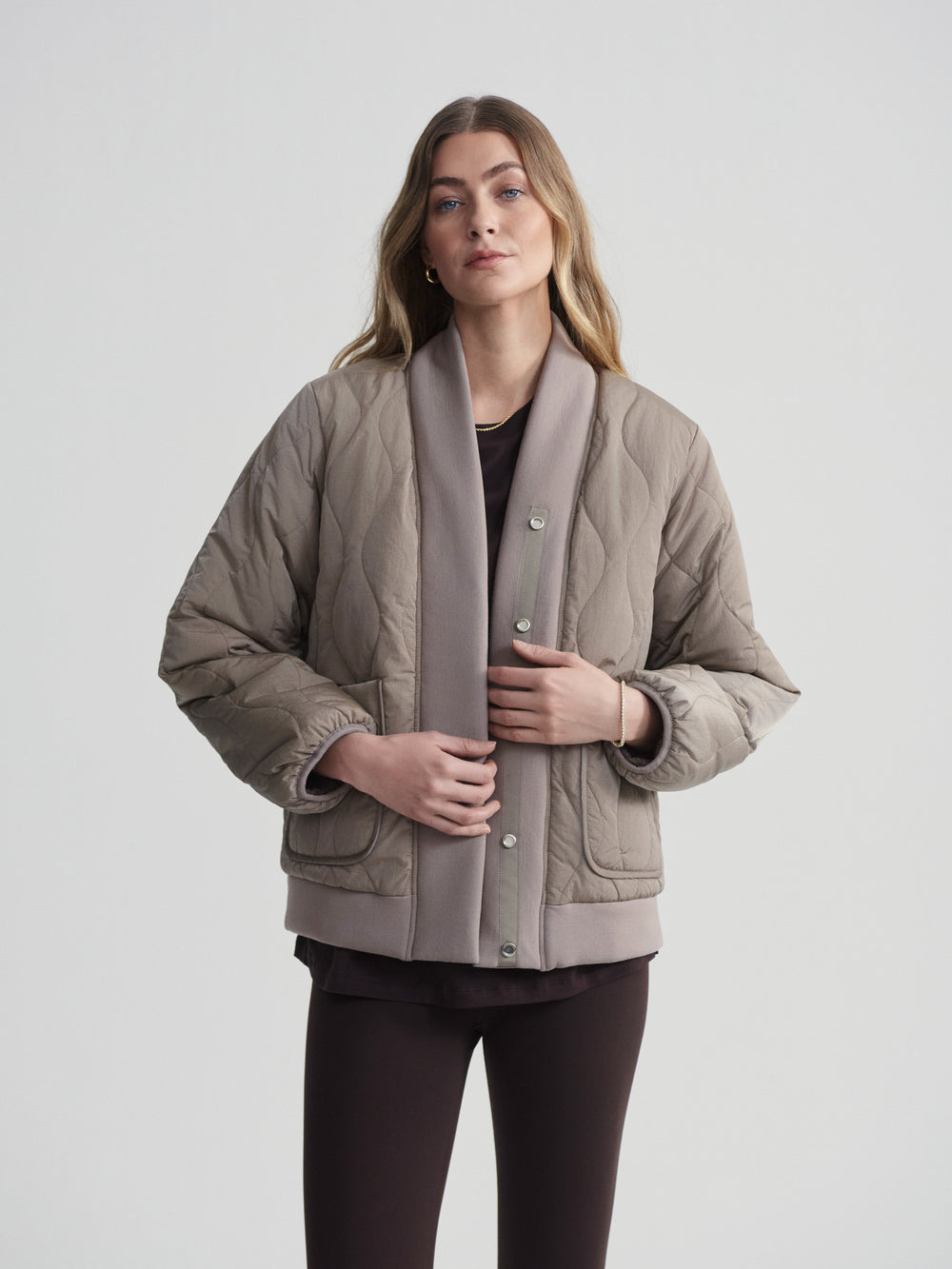 Joanna Reversible Jacket - Fungi/ Coffee Quartz