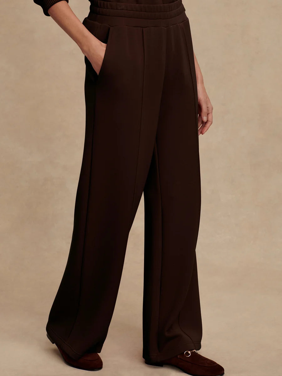 The Wide Leg Pant 28 - Coffee Bean