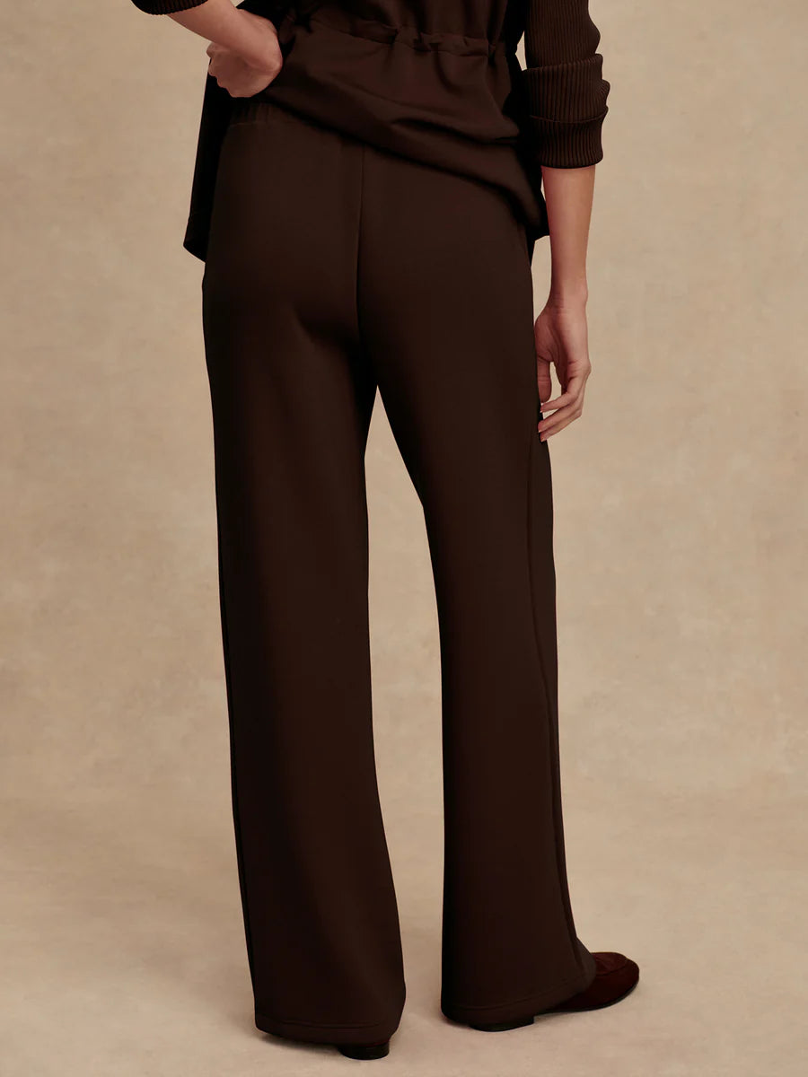 The Wide Leg Pant 28 - Coffee Bean