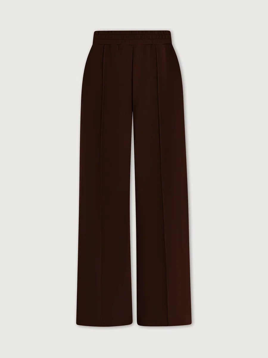 The Wide Leg Pant 28 - Coffee Bean