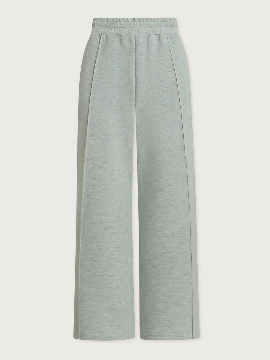 The Wide Leg Pant 30 - Mint Green Marl