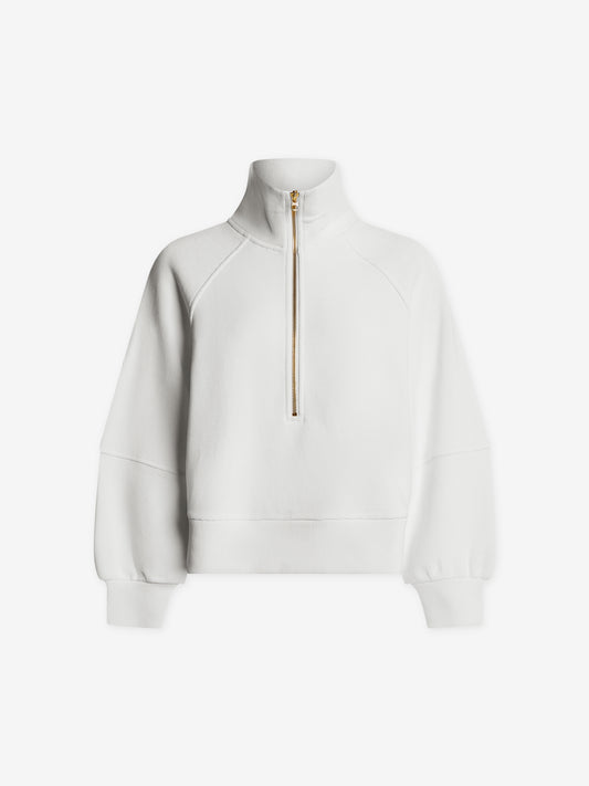 Milano Half Zip - Ivory