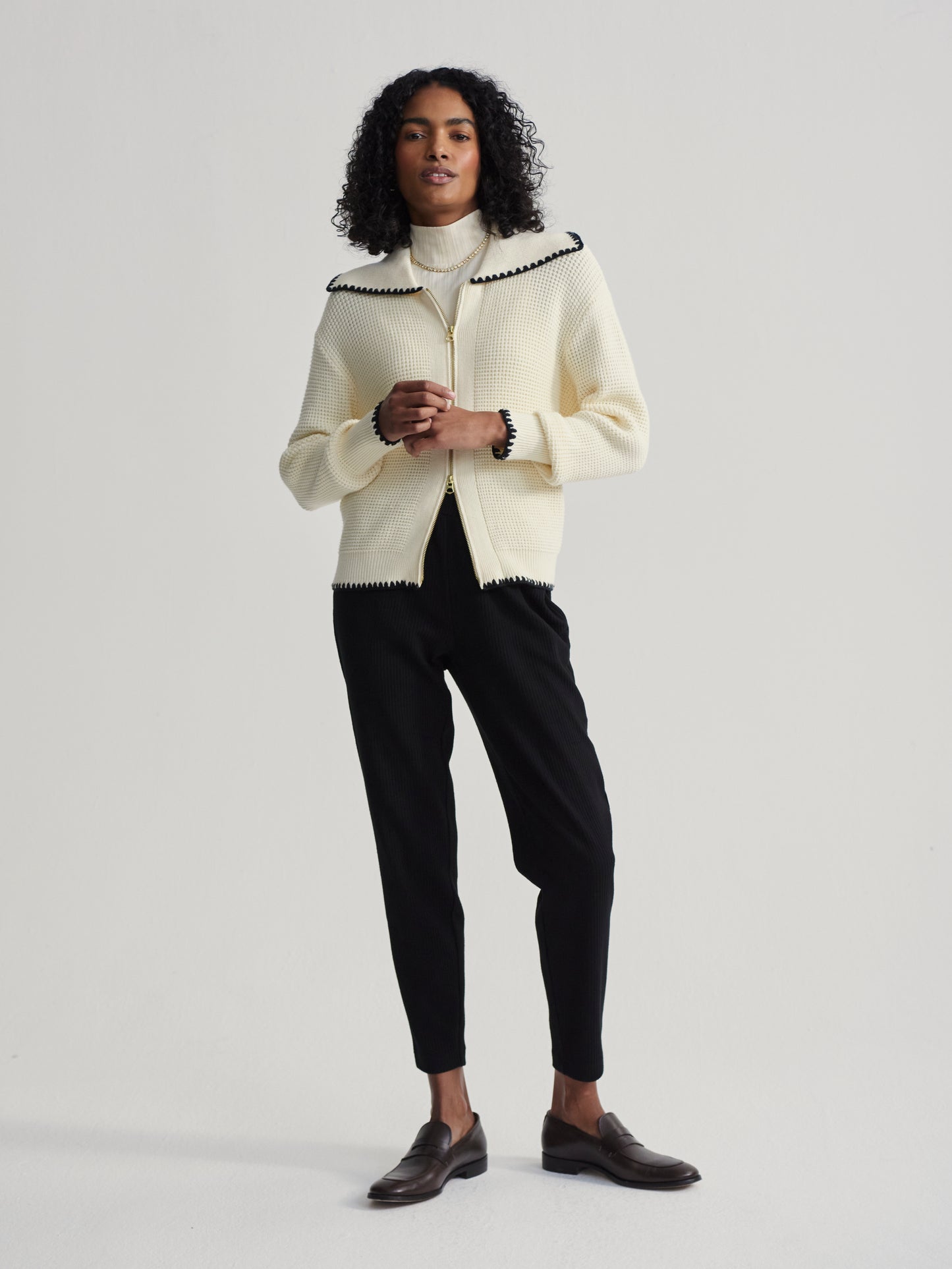 Sibley Soft Knit Jacket - Egret