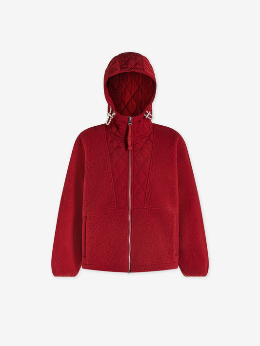 Richfield Quilt Fleece Jacket - Dahlia