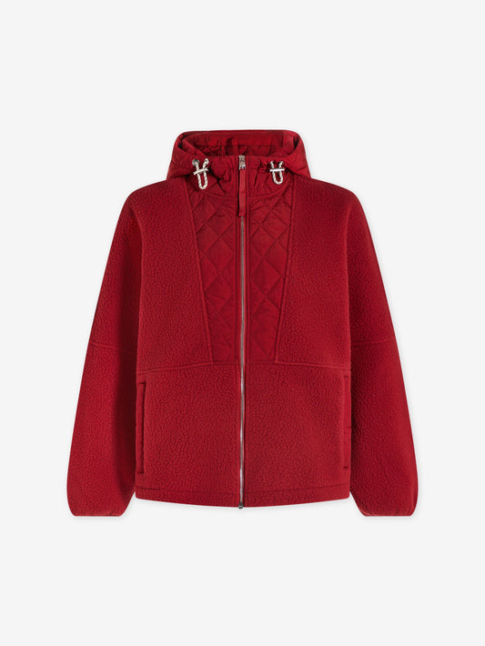 Richfield Quilt Fleece Jacket - Dahlia