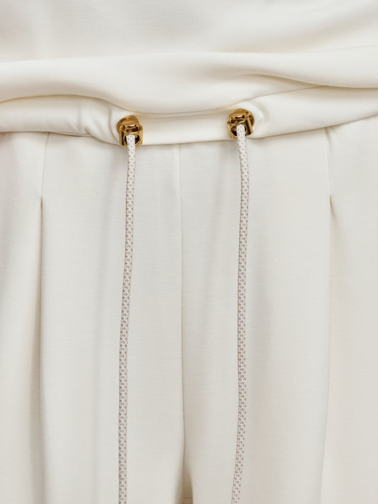 Hannah Cowl Neck Sweat - Egret