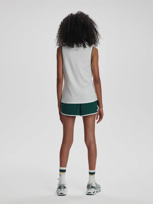 Arton Performance Tank - White/Forest