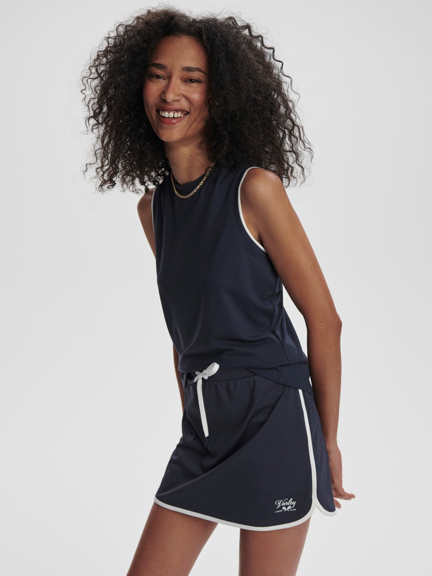 Archer Mid Rise Skort 13.5 - Blue Nights