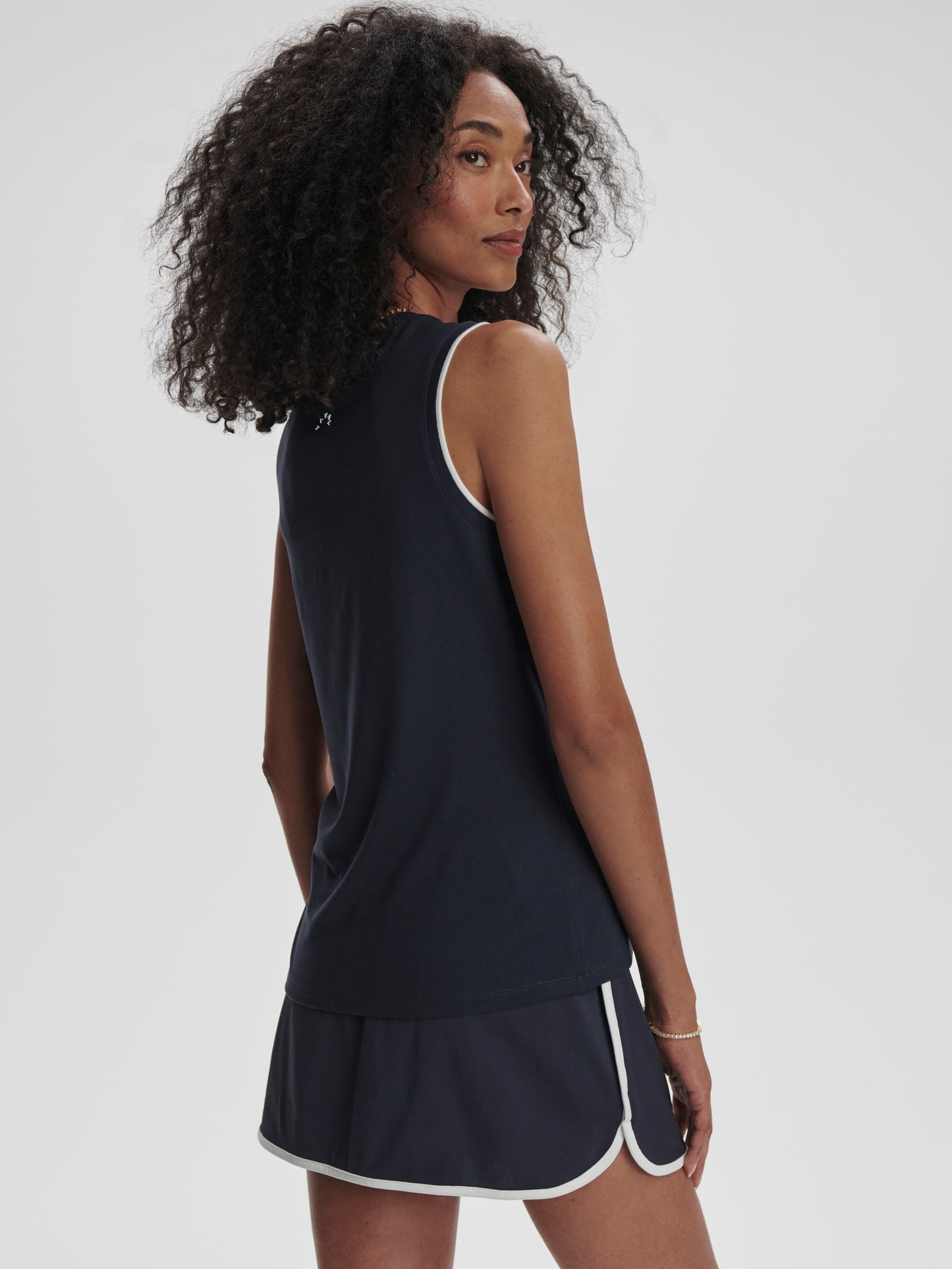 Archer Mid Rise Skort 13.5 - Blue Nights