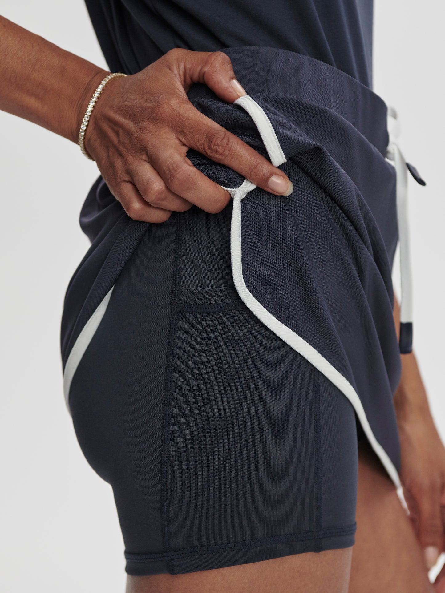 Archer Mid Rise Skort 13.5 - Blue Nights