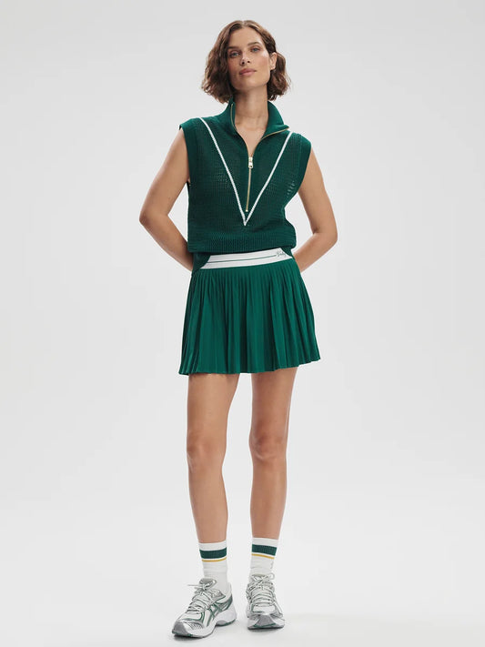 Clemency Mid Rise Skort 13.5 - Forest