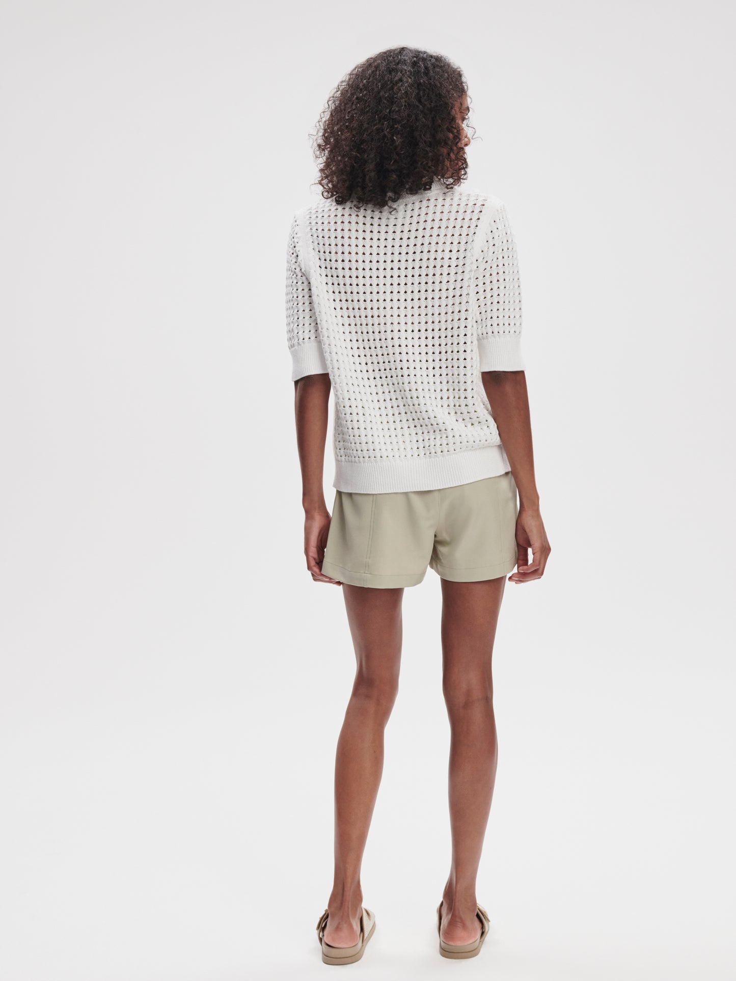 Ellie Knit Shirt - White