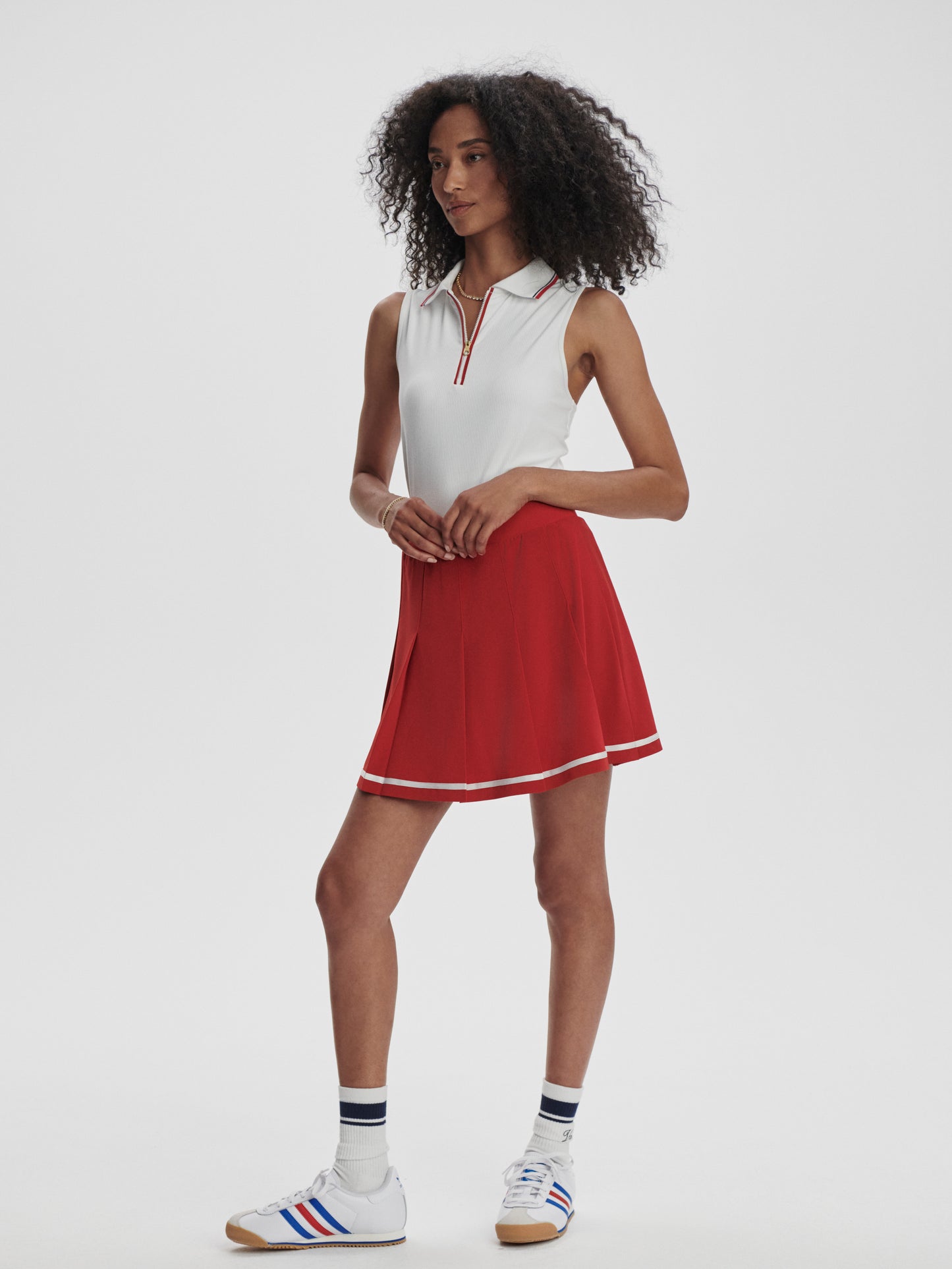Clarendon High Rise Skort 16 - Haute Red
