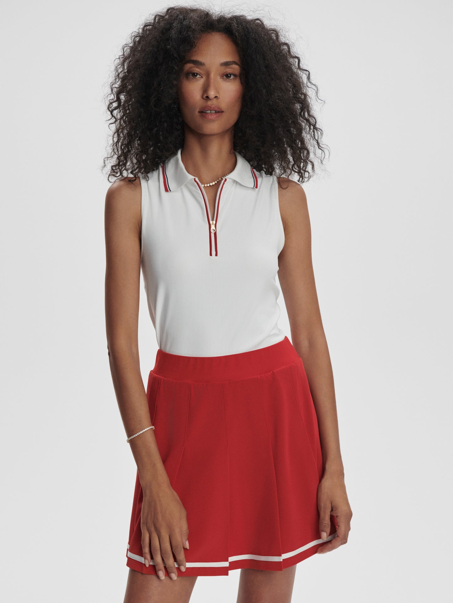 Clarendon High Rise Skort 16 - Haute Red