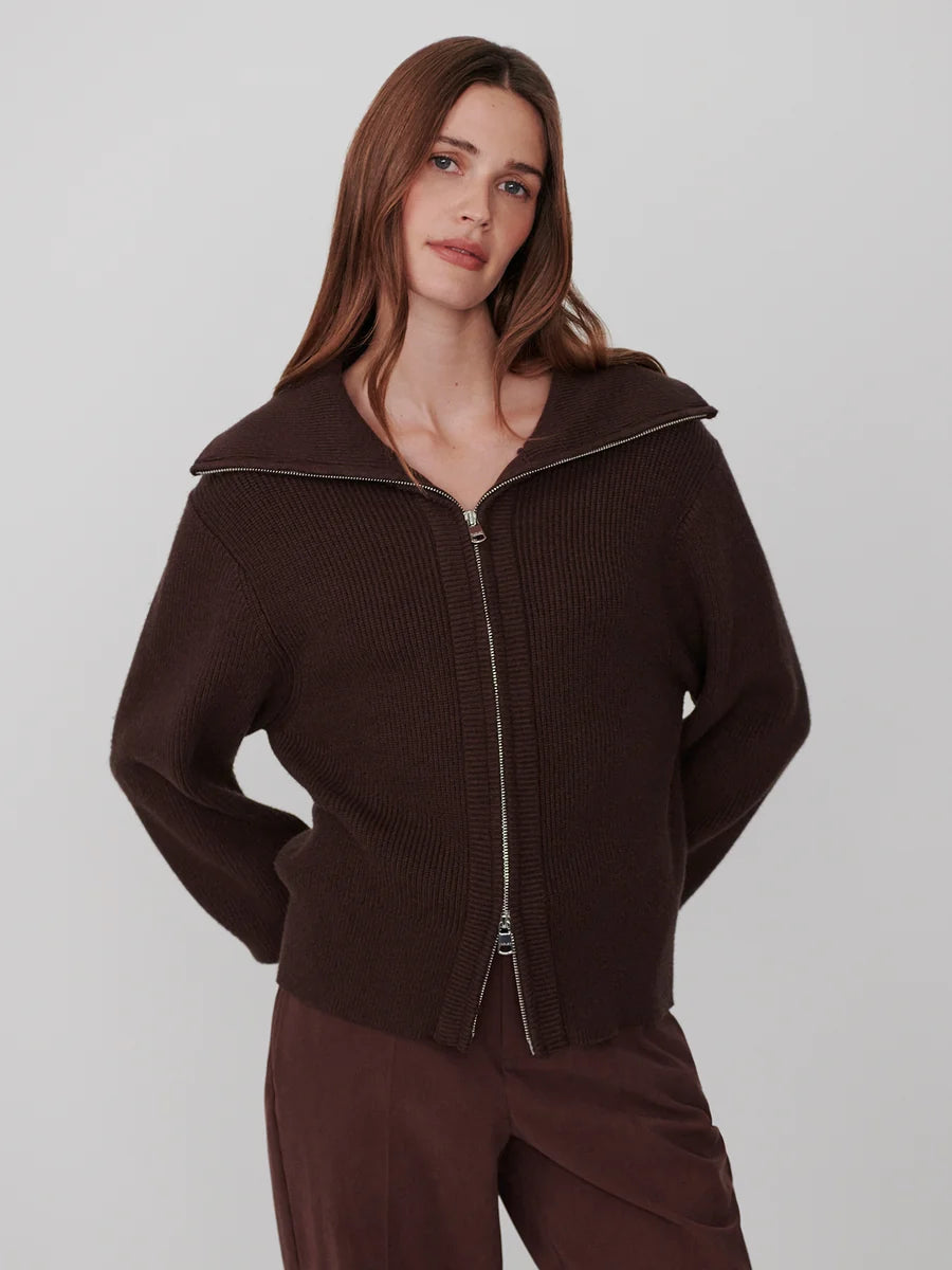 Enrico Zip-Through Knit Jacket