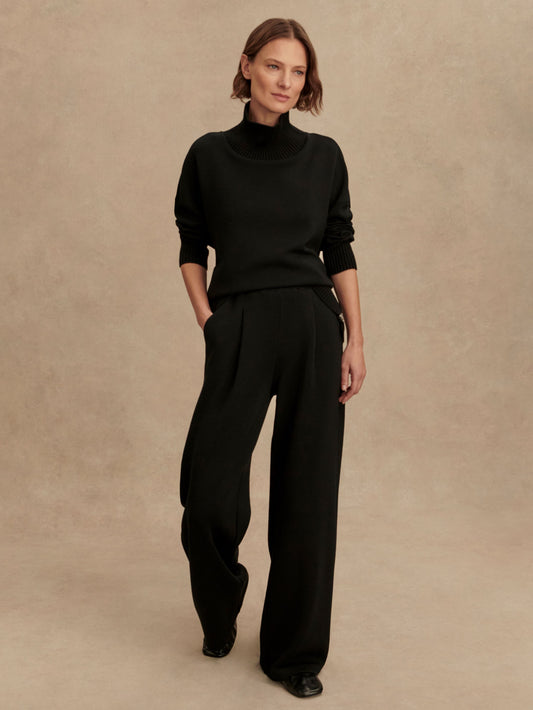 The Extra Wide Leg Pant 32 - Black