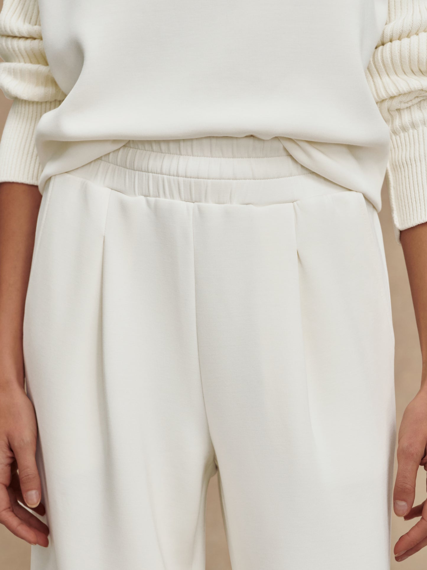The Extra Wide Leg Pant 29.5 - Egret