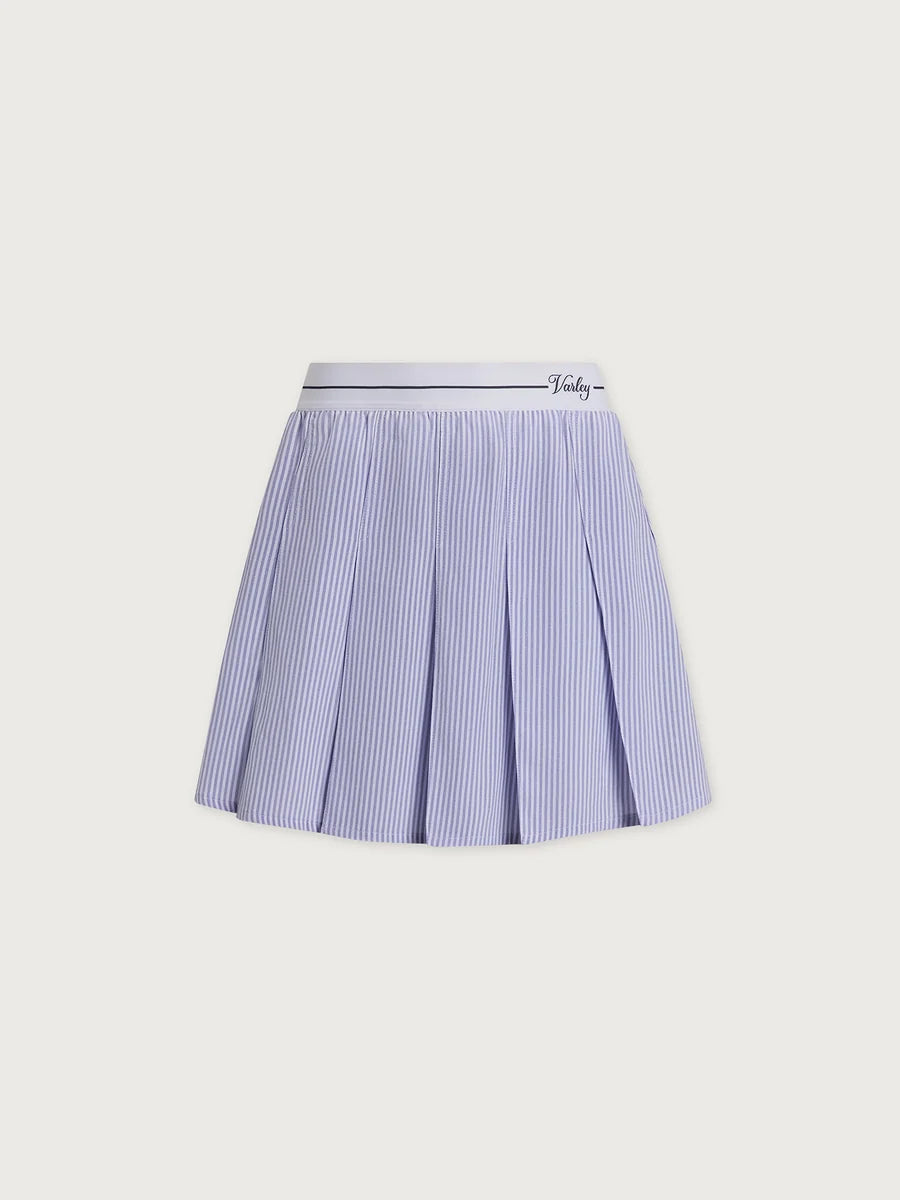 Toyah High-Rise Skort 14.5" - Xenon Blue Pinstripe