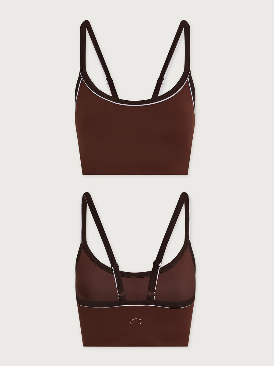 Freesoft Piper Bra - Brown Stone