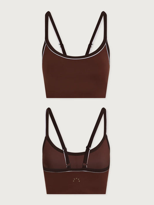 Freesoft Piper Bra - Brown Stone
