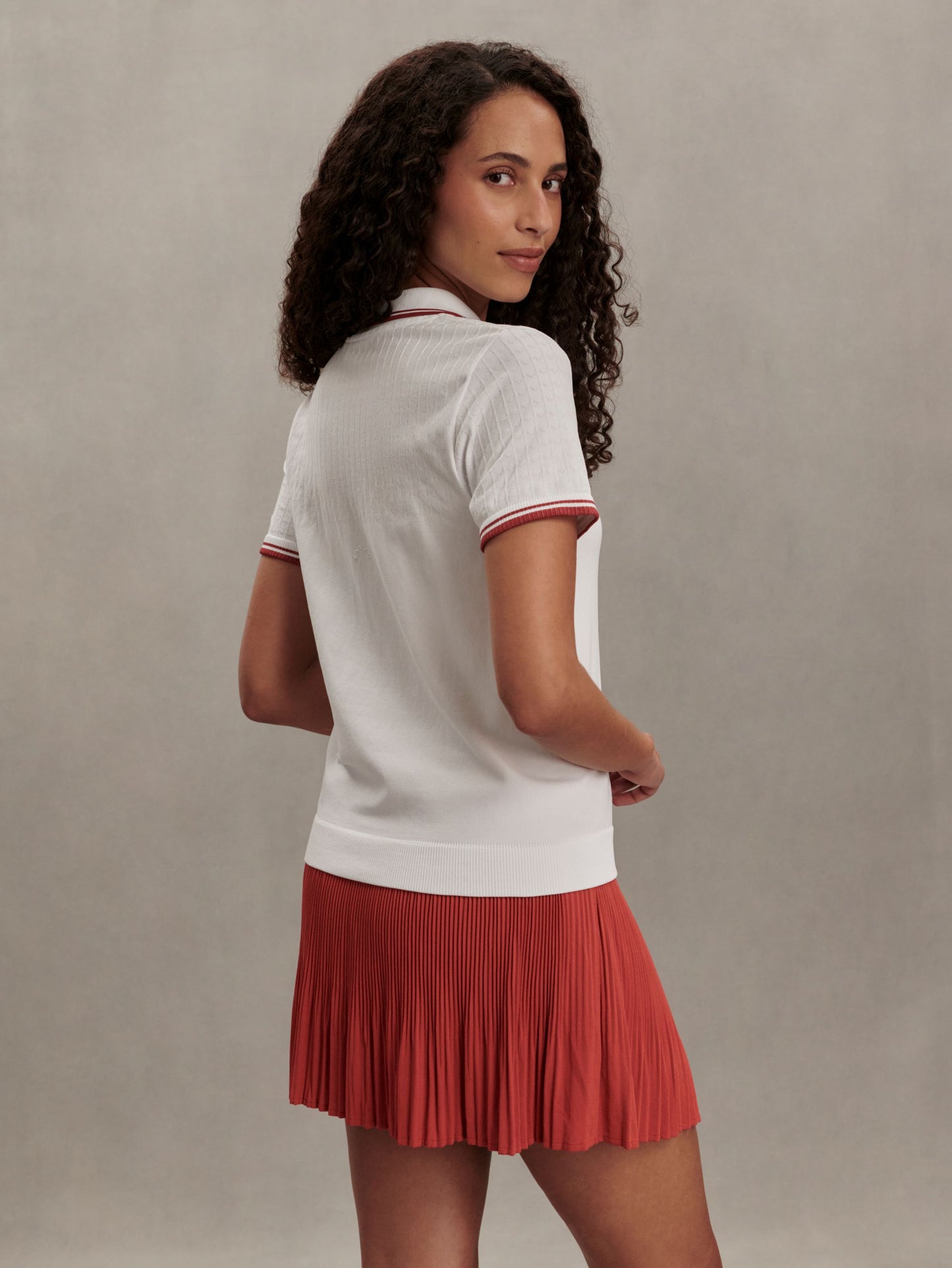 Mickey Seamless Polo -  White