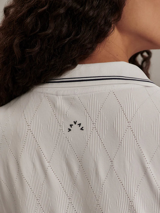 Marit Seamless Polo - White