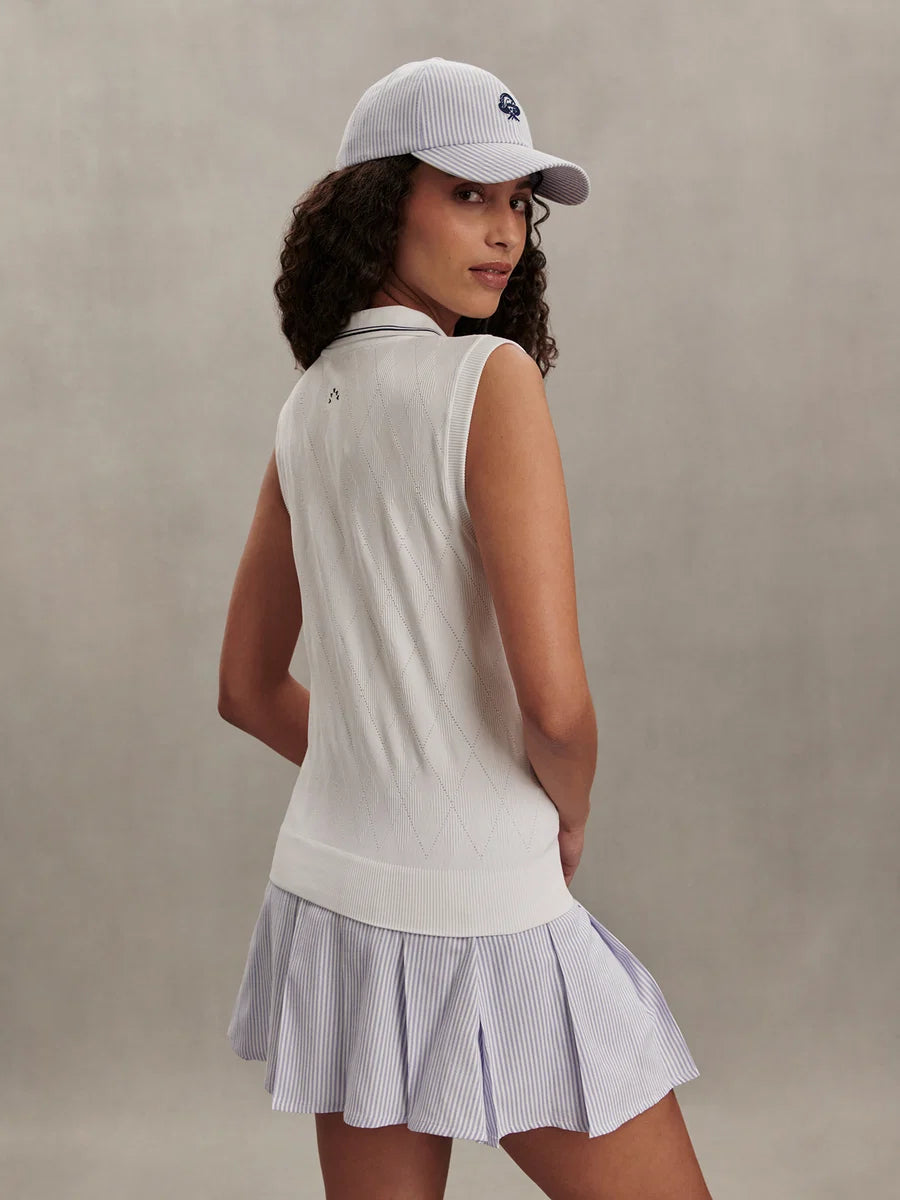 Marit Seamless Polo - White