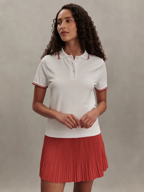 Mickey Seamless Polo -  White