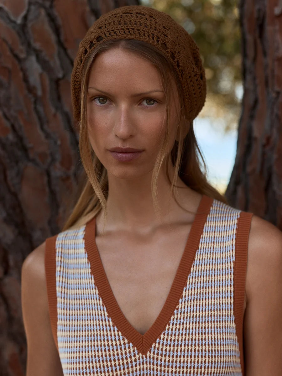 Albane Knit Dress - Caramel Clay
