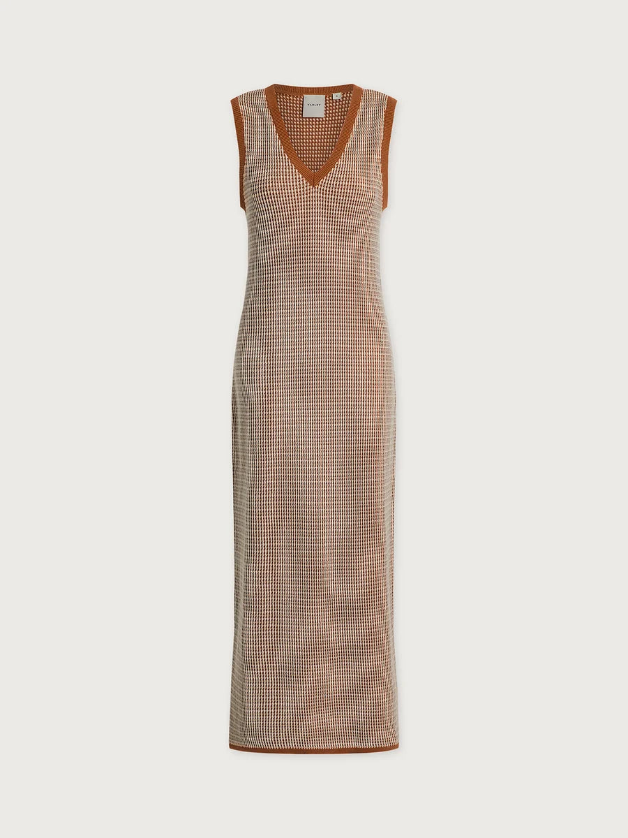 Albane Knit Dress - Caramel Clay