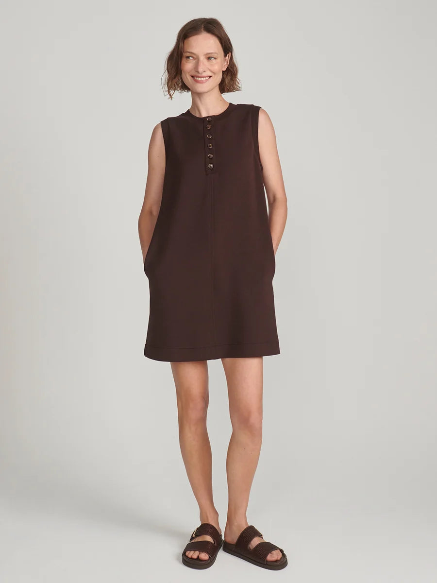 Elba Tank Mini Dress - Coffee Bean