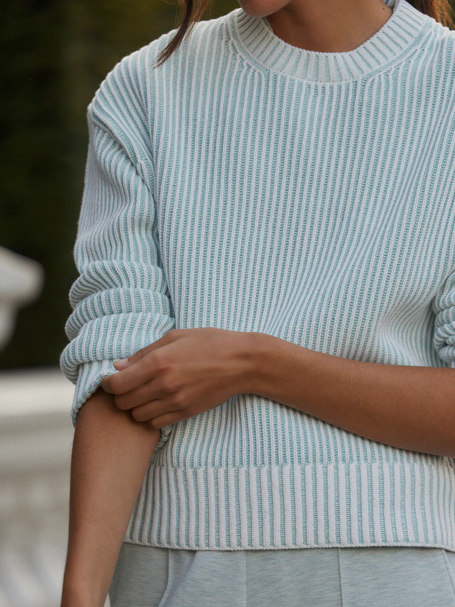 Seymour Knit Sweater - Blue  Haze / Snow White